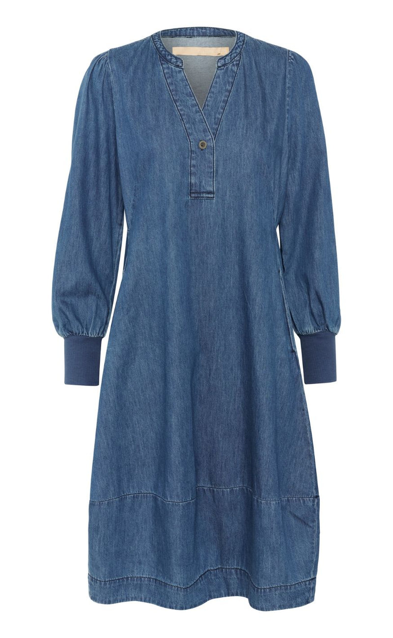 Culture Kjole - Allura Arpa - Dark Blue Wash