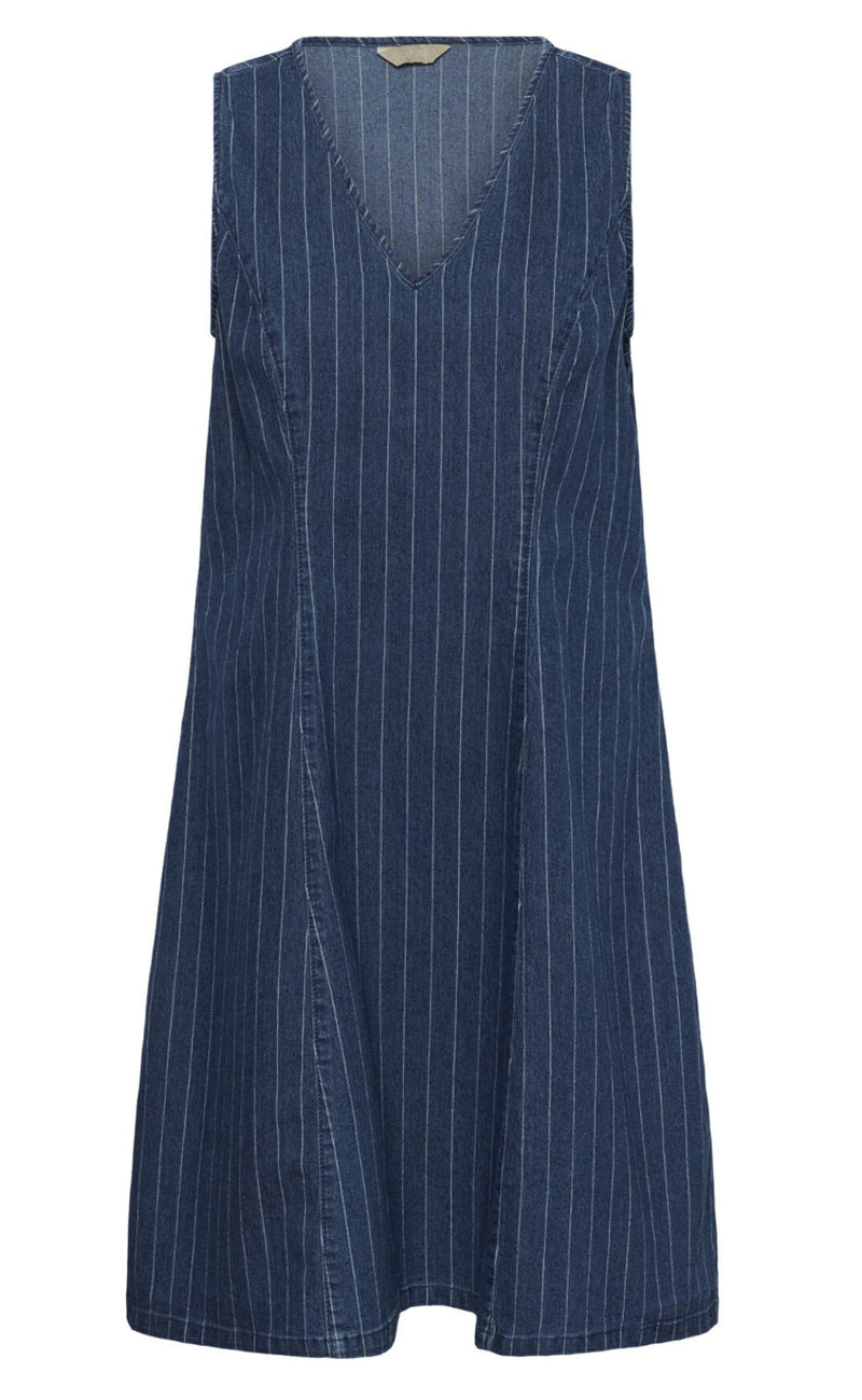 Culture Kjole - Mai Renny - Dark Blue Wash