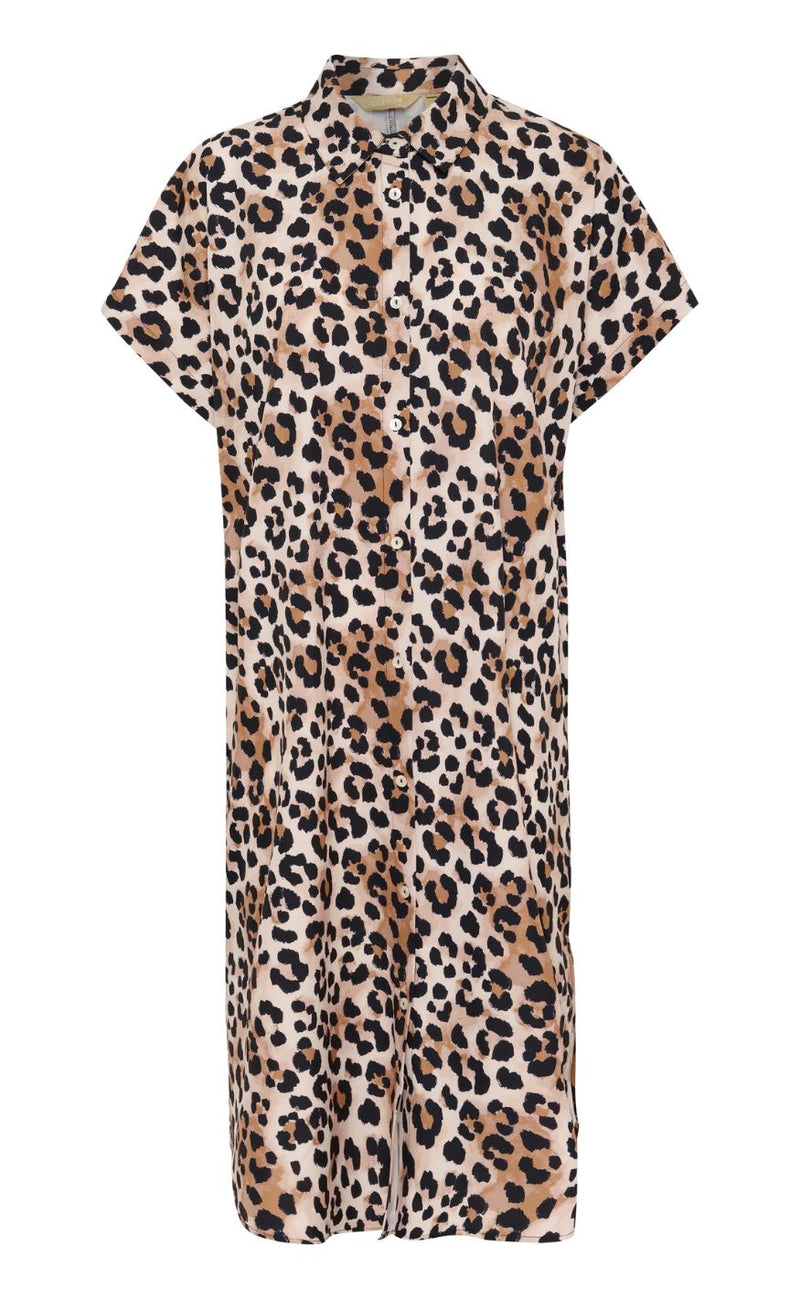 Culture Kjole - Moana Abigail Kaftan - Leopard