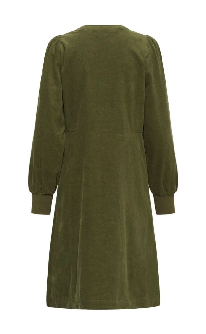 Culture Kjole - Ula Rhaena - Burnt Olive