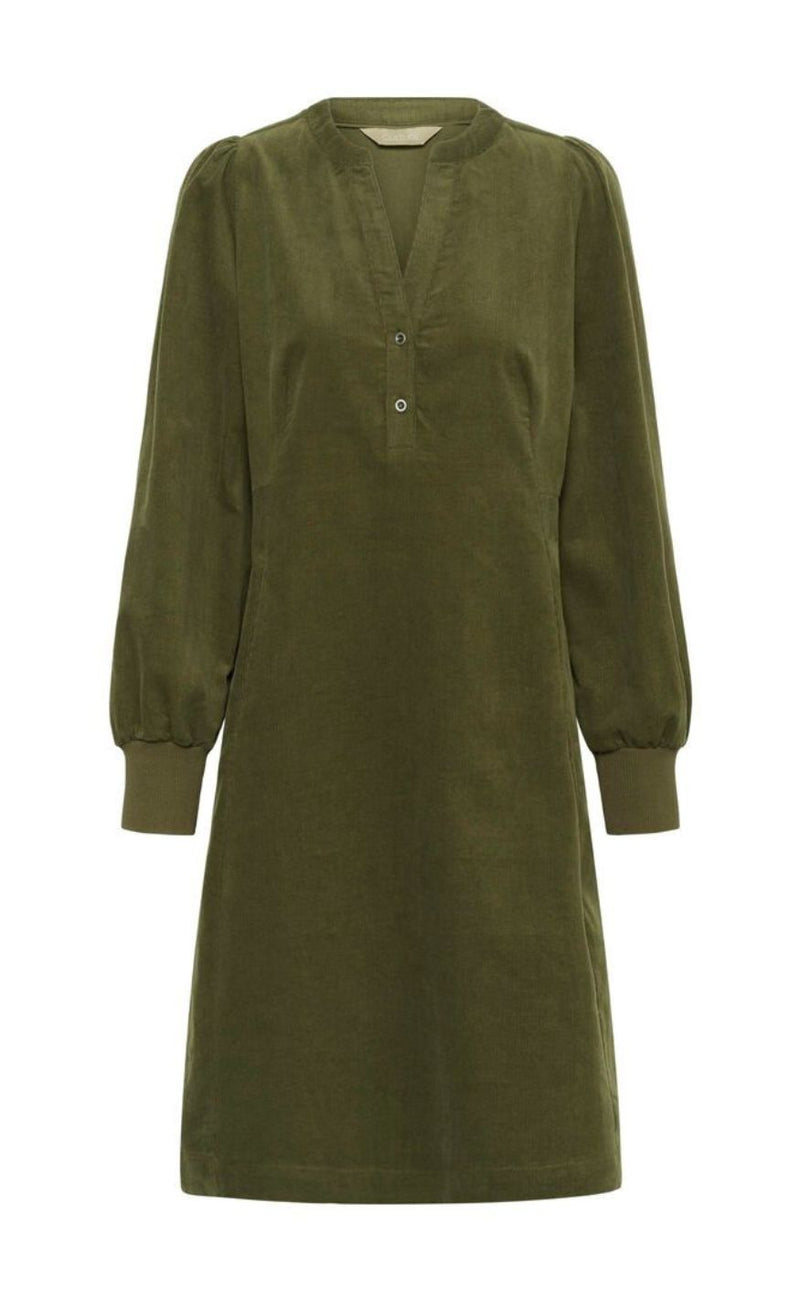 Culture Kjole - Ula Rhaena - Burnt Olive