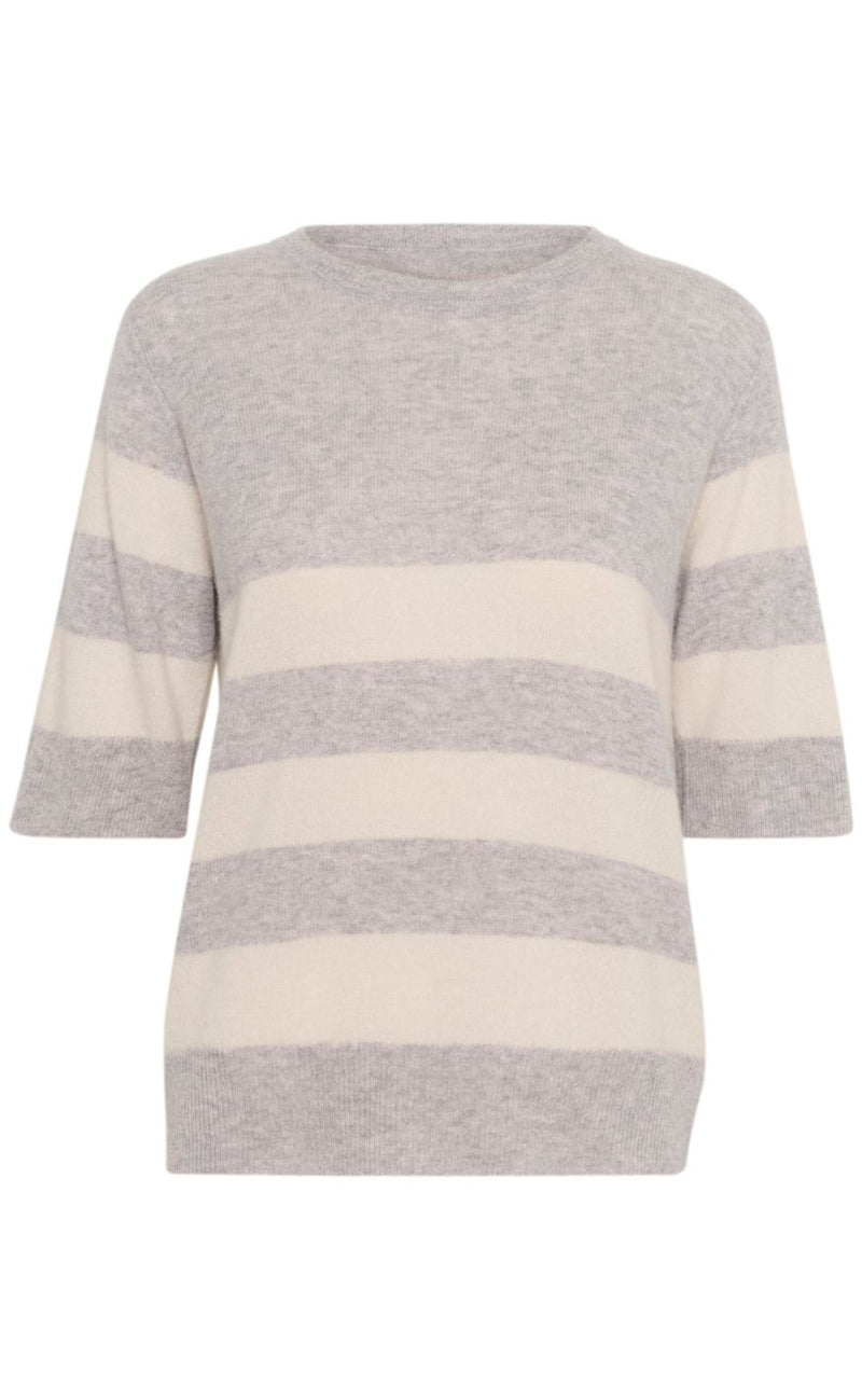 Culture Pullover - Callie Arrow Stripe - Grey Melange/Whitecap Stripe
