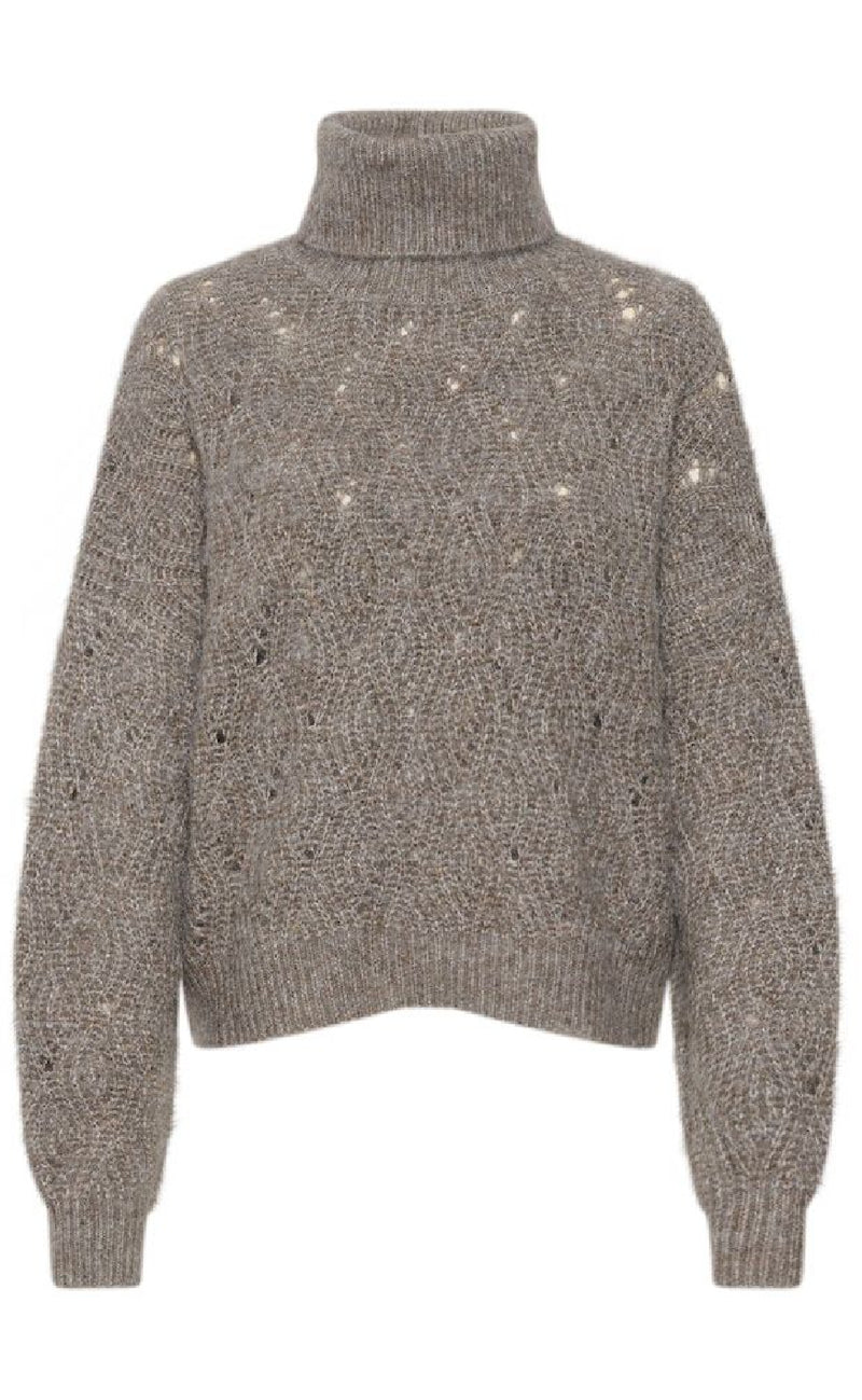 Culture Strik - Kimmy Rollneck - Falcon Melange