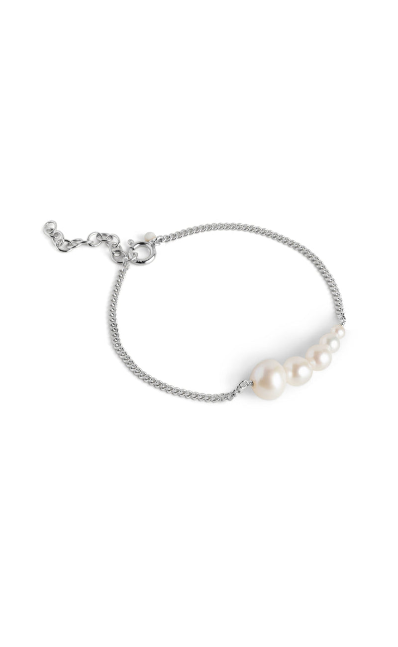 ENAMEL Copenhagen Armbånd - Carmen Pearls - Silver Colour
