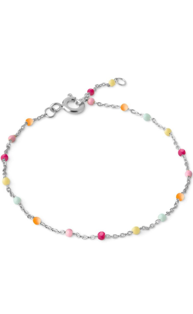 ENAMEL Copenhagen Armbånd - Lola - Rainbow Silver Colour