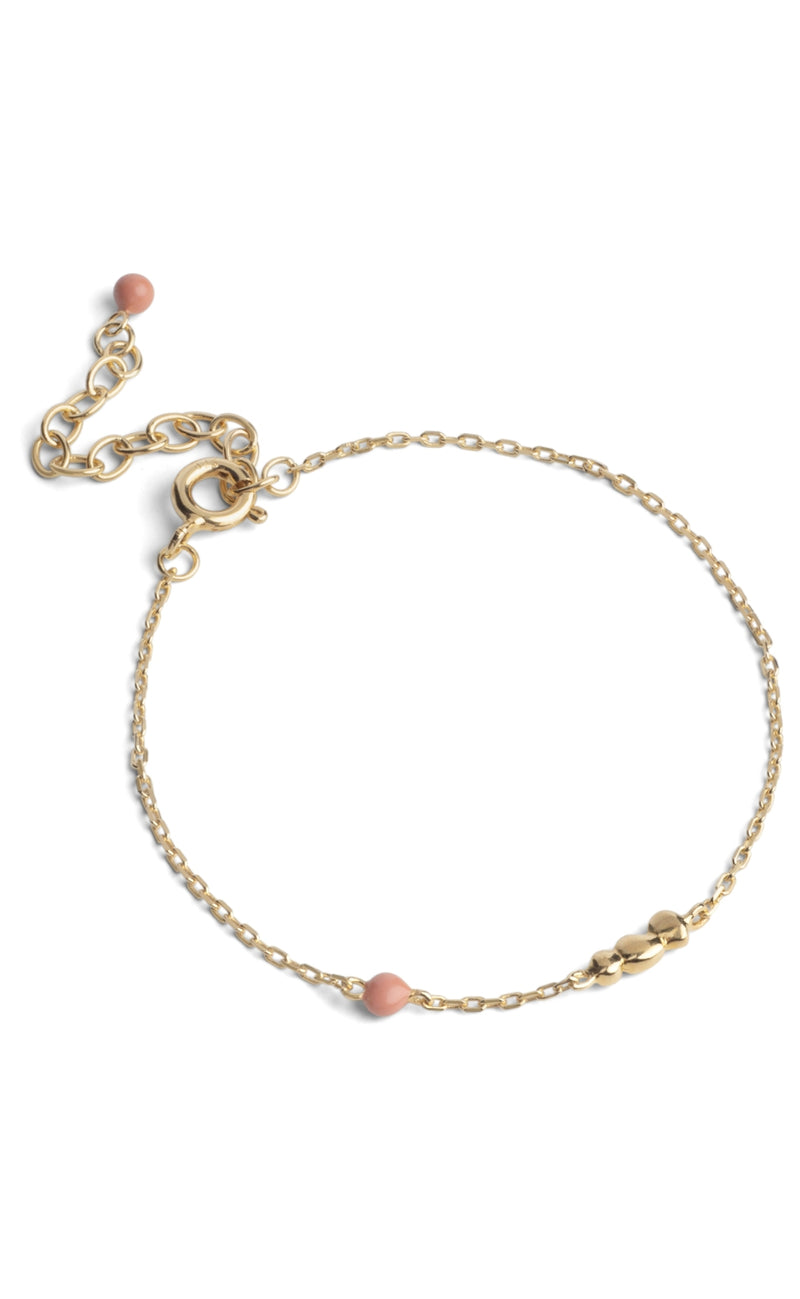 ENAMEL Copenhagen Armbånd - Nara - Light Coral