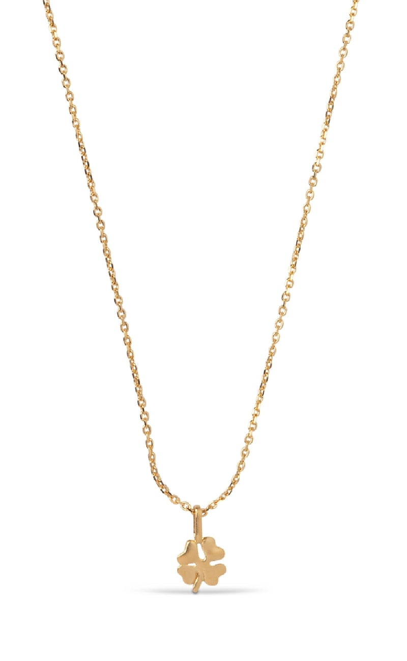 ENAMEL Copenhagen Halskæde - Four-Leaf Clower - Gold colour