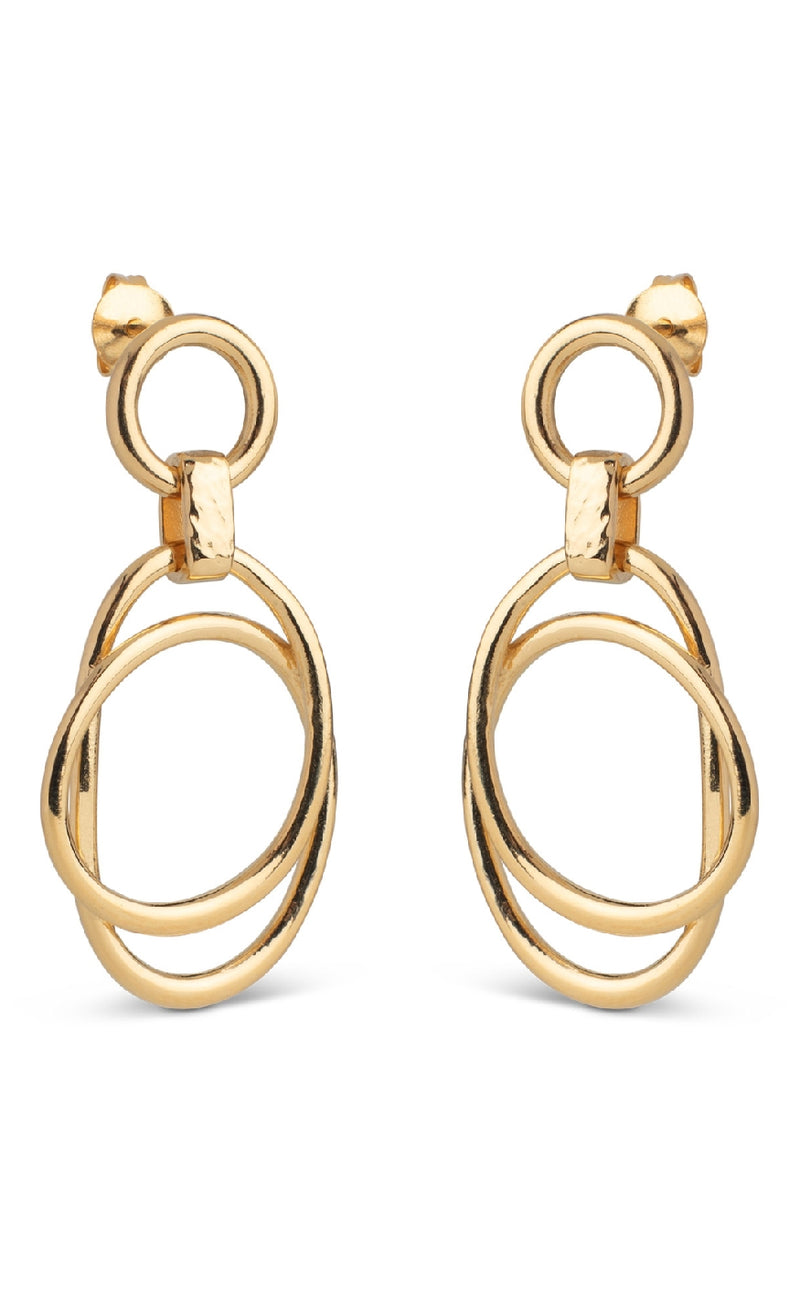 ENAMEL Copenhagen Øreringe - Carina - Gold Colour