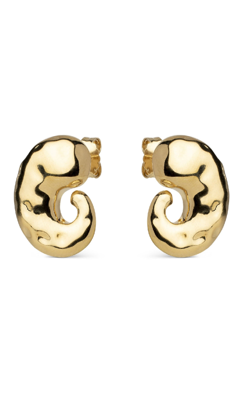 ENAMEL Copenhagen Øreringe - Carya - Gold Colour