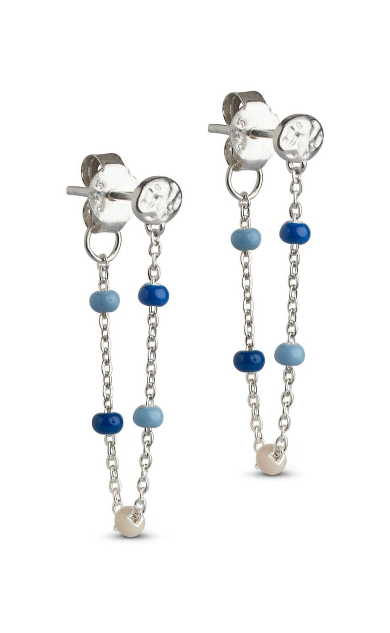 ENAMEL Copenhagen Øreringe - Lola - Marine Silver Colour