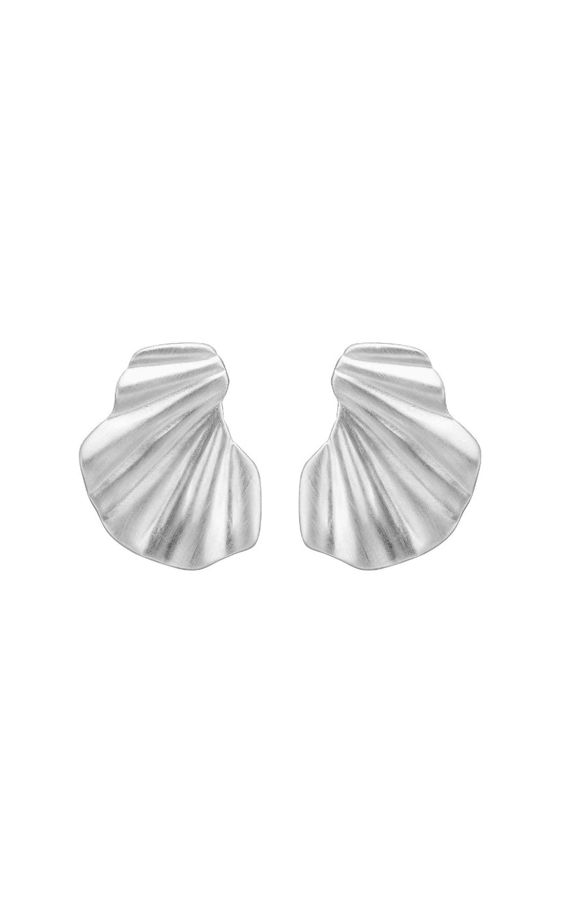 ENAMEL Copenhagen Øreringe - Wave - Silver Colour