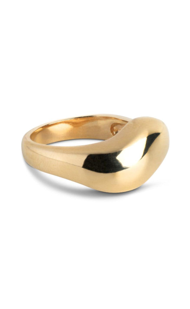 ENAMEL Copenhagen Ring - Agnete Large - Gold Colour
