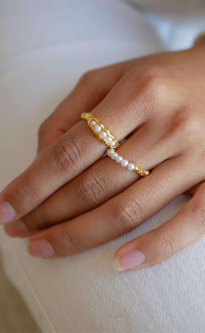 ENAMEL Copenhagen Ring - Ailana - Gold Colour