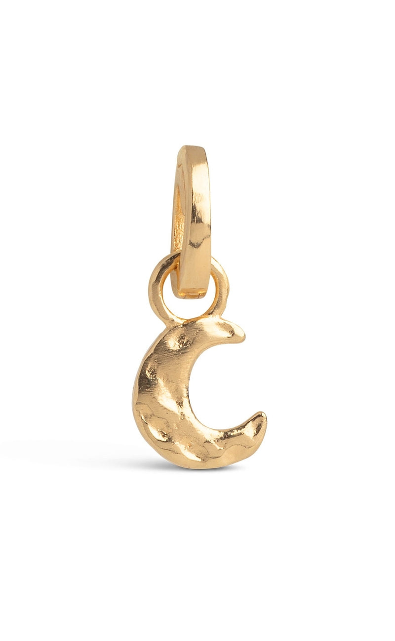 ENAMEL Copenhagen Vedhæng - Dreamy Moon - Gold Colour