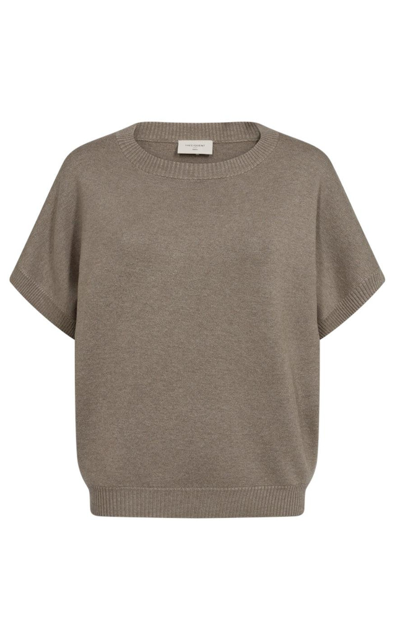 Freequent Bluse - Ani - Desert Taupe/Melange