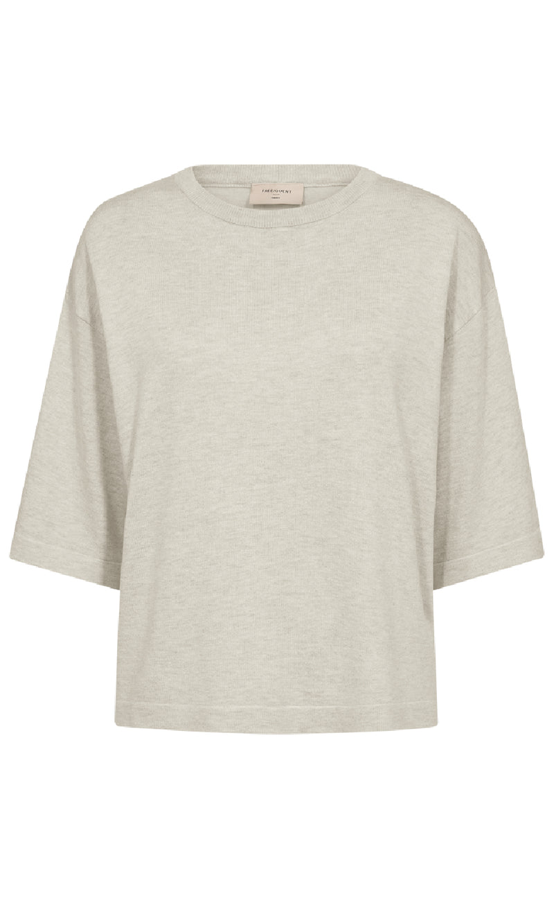 Freequent Bluse - Conny - Moonbeam Melange