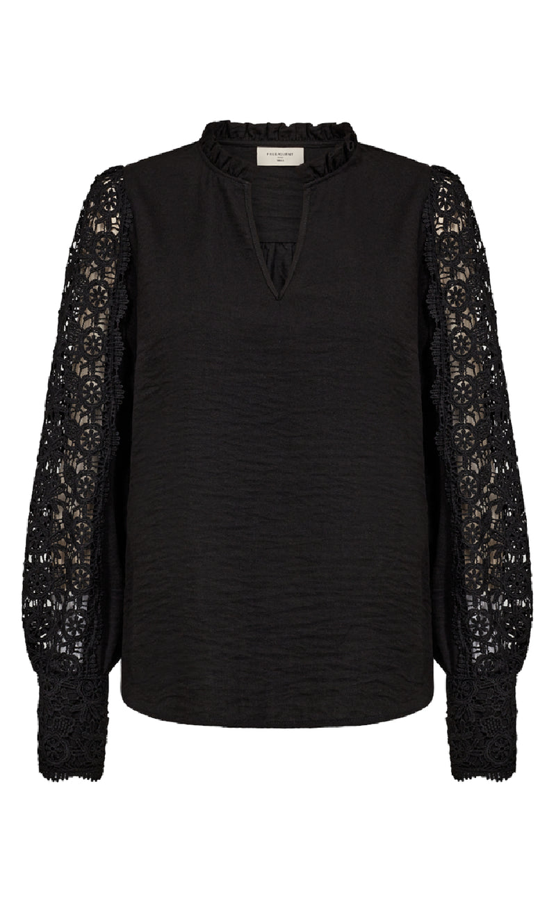 Freequent Bluse - Essa - Black