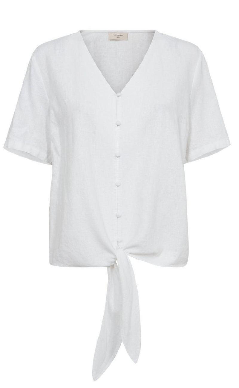 Freequent Bluse - Lava 204238 - Brilliant White