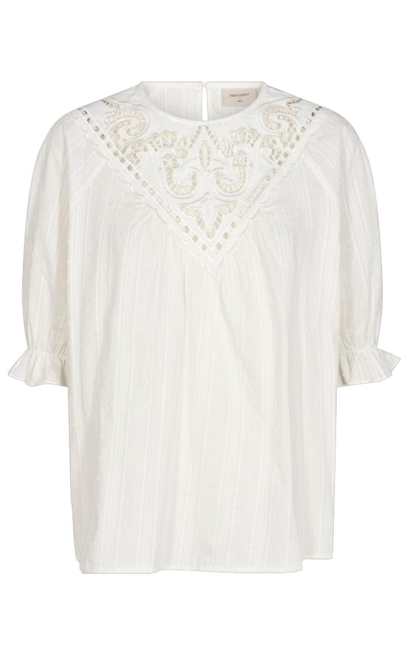 Freequent Bluse - Marabella - Off White
