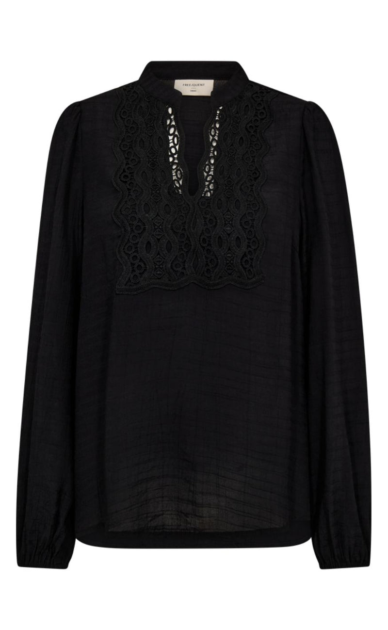 Freequent Bluse - Shu - Black