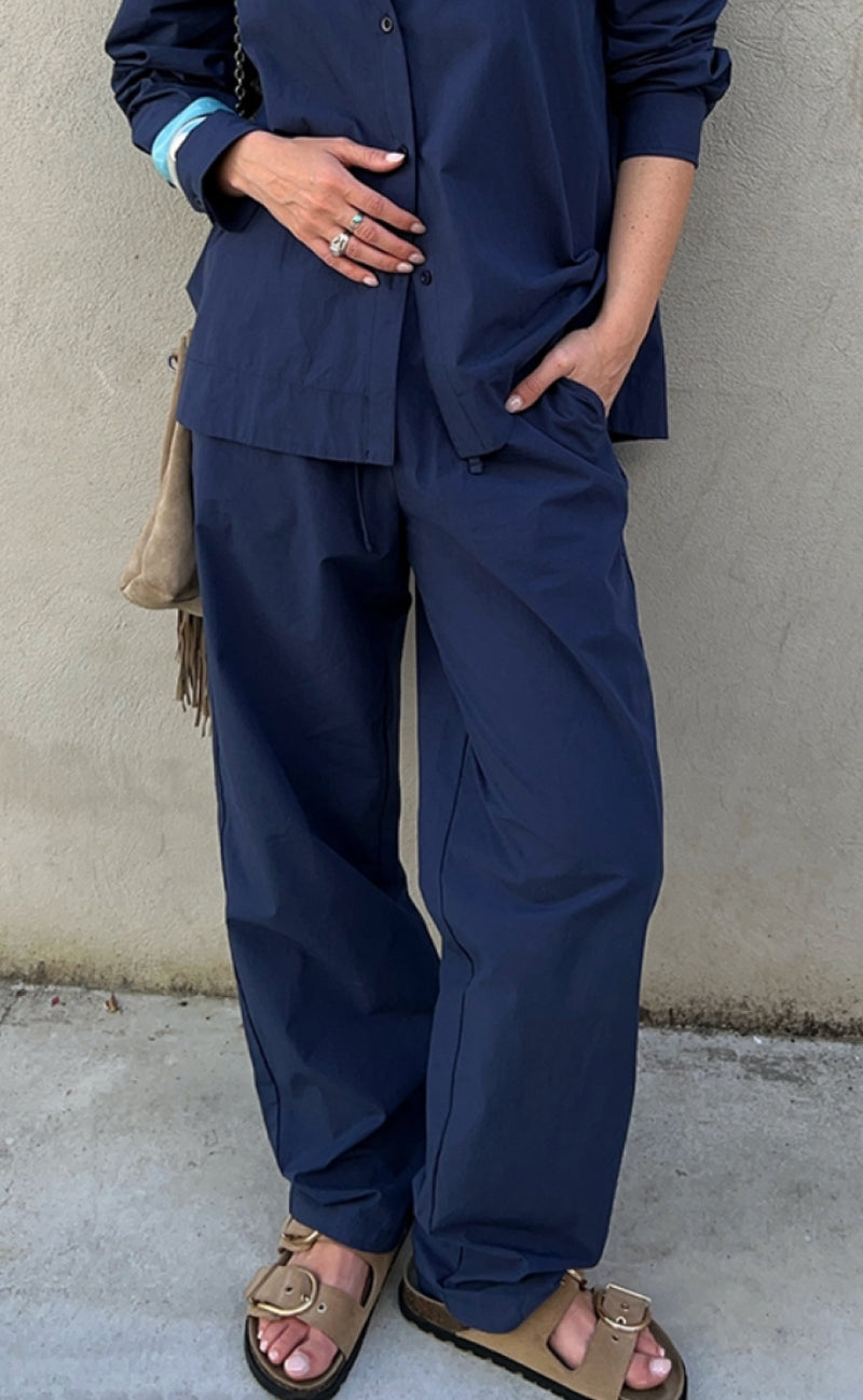 Freequent Bukser - Jally - Navy Blazer