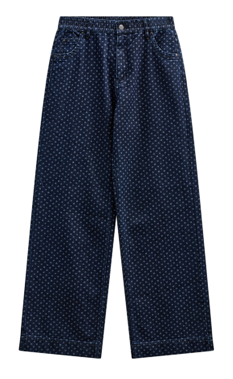 Freequent Bukser - Rinna - Dark Blue Denim