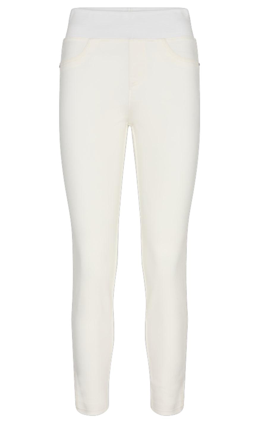 Freequent Bukser Ankle Raw - Bright White Denim | Hurtig levering | Fashionbystrand