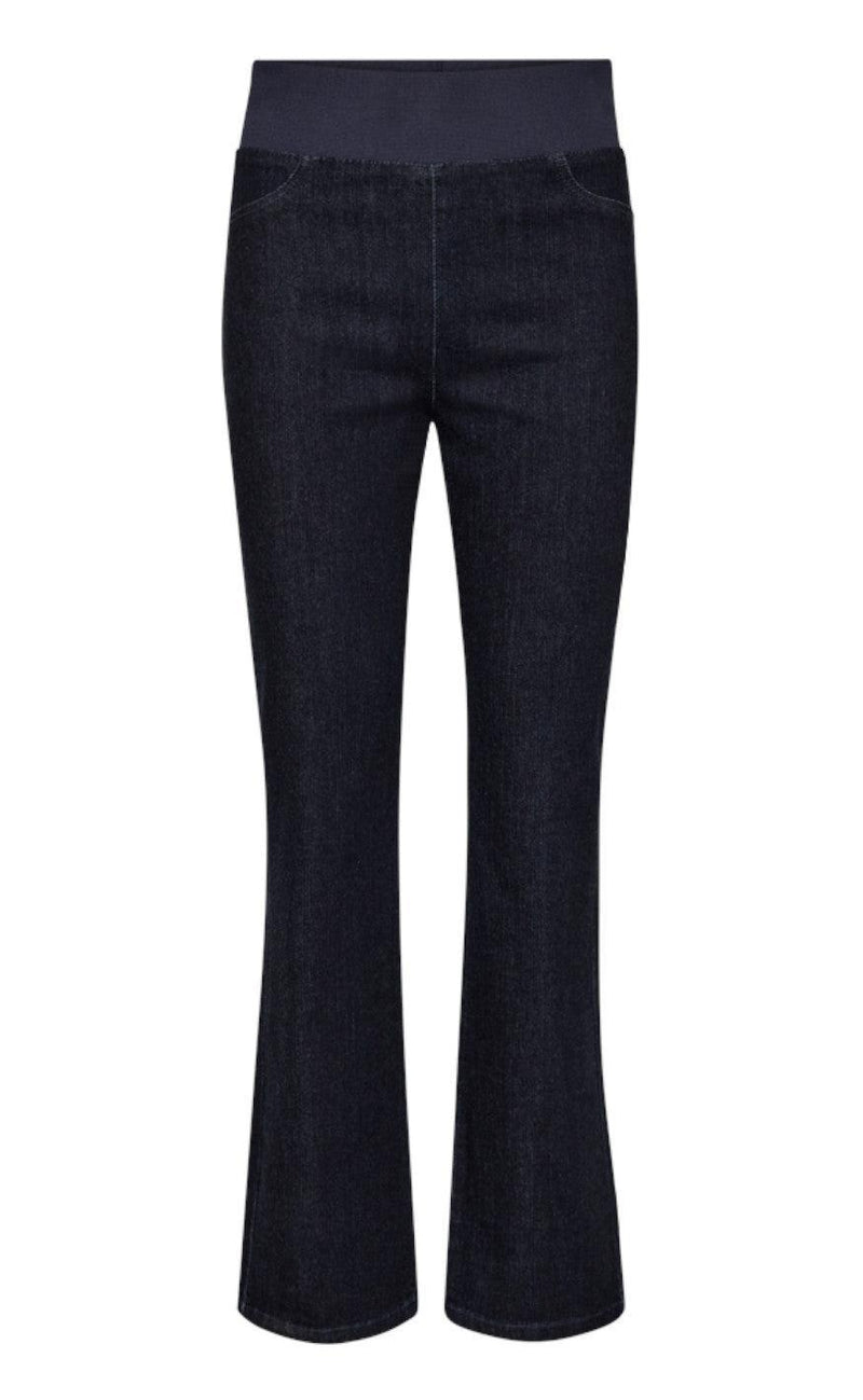 Freequent Bukser - Shantal Bootcut - Dark Blue Denim