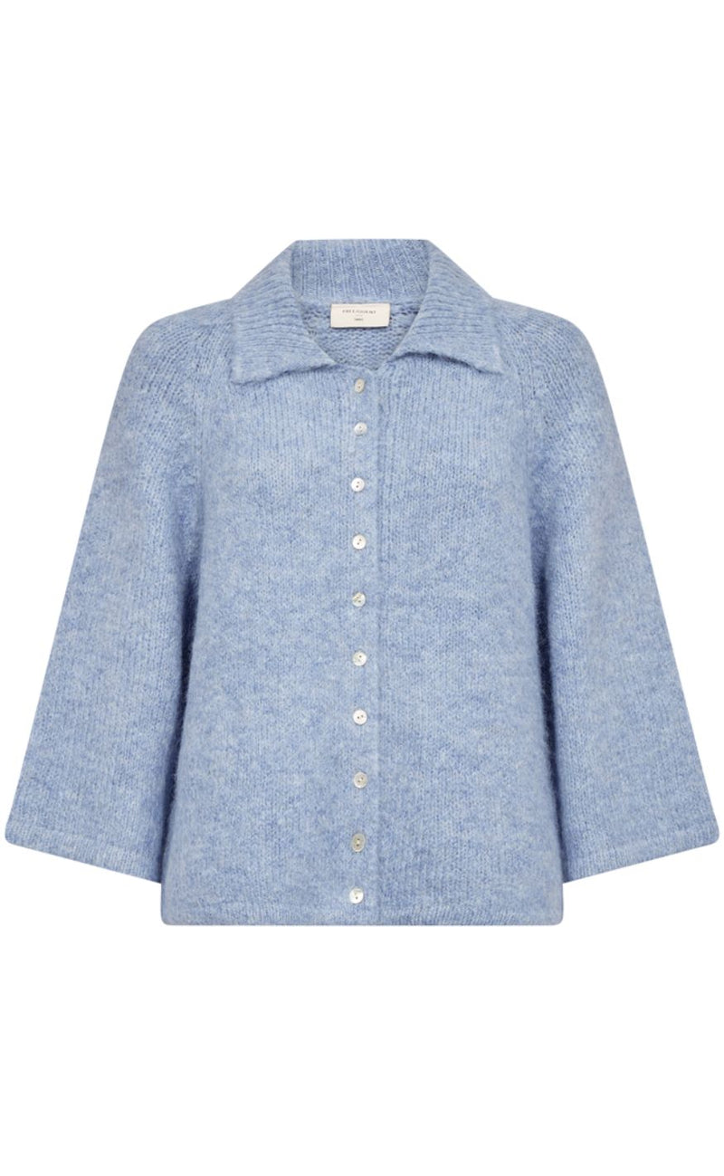 Freequent Cardigan - Grslulu - Vista Blue Melange