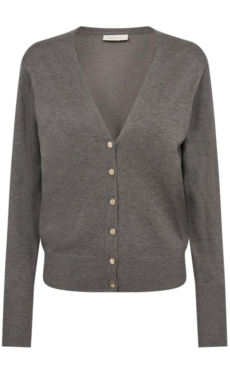 Freequent Cardigan - Katie - Morel Melange