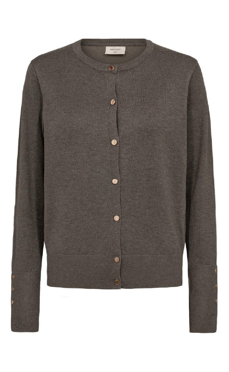 Freequent Cardigan - Katie - Morel Melange