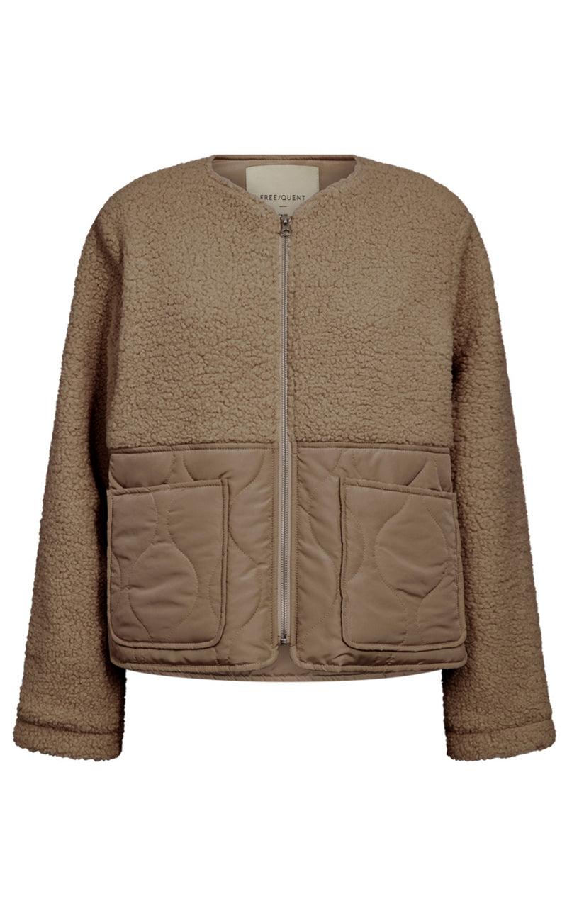 Freequent Jakke - Amra - Silver Mink