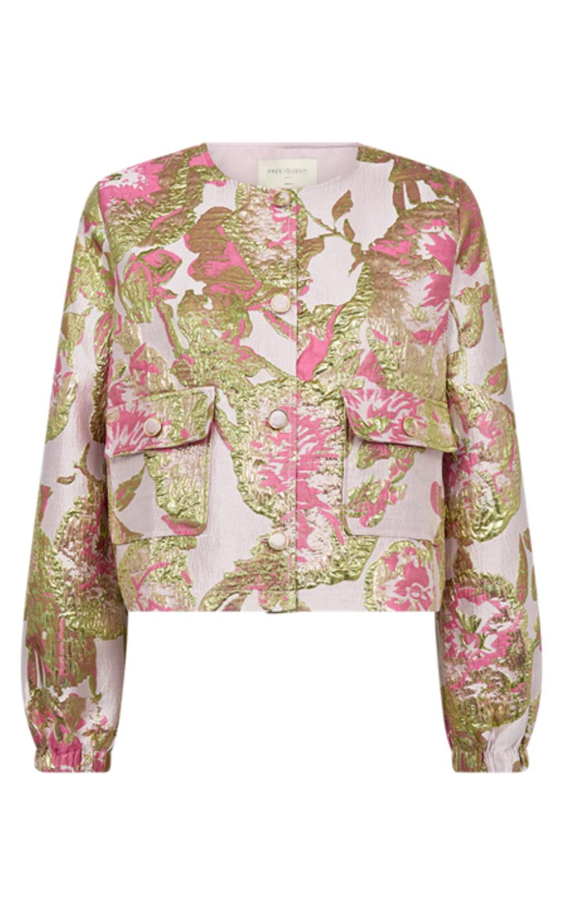 Freequent Jakke - Fay - Sweet Lilac w. Gold