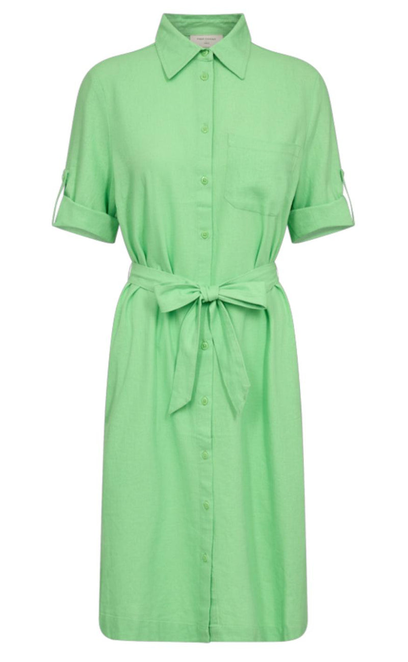 Freequent Kjole - Lava - Summer Green