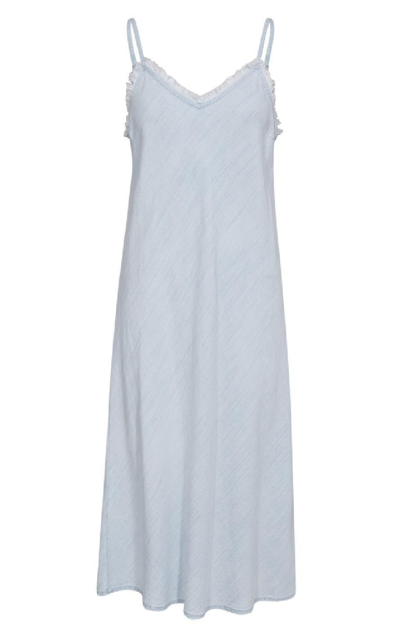 Freequent Kjole - Renna - Light Blue Denim
