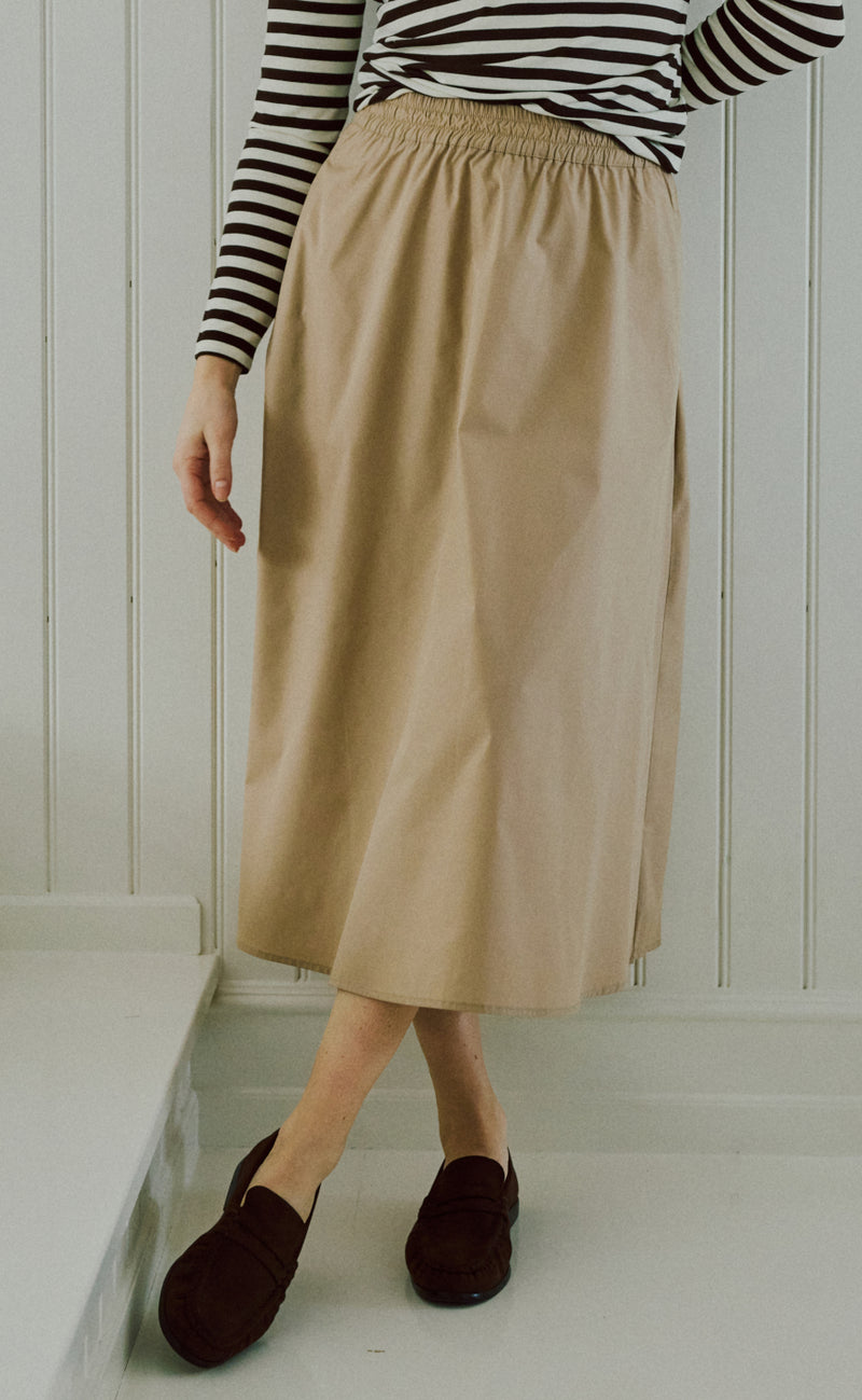 Freequent Nederdel - Breeze - Silver Mink