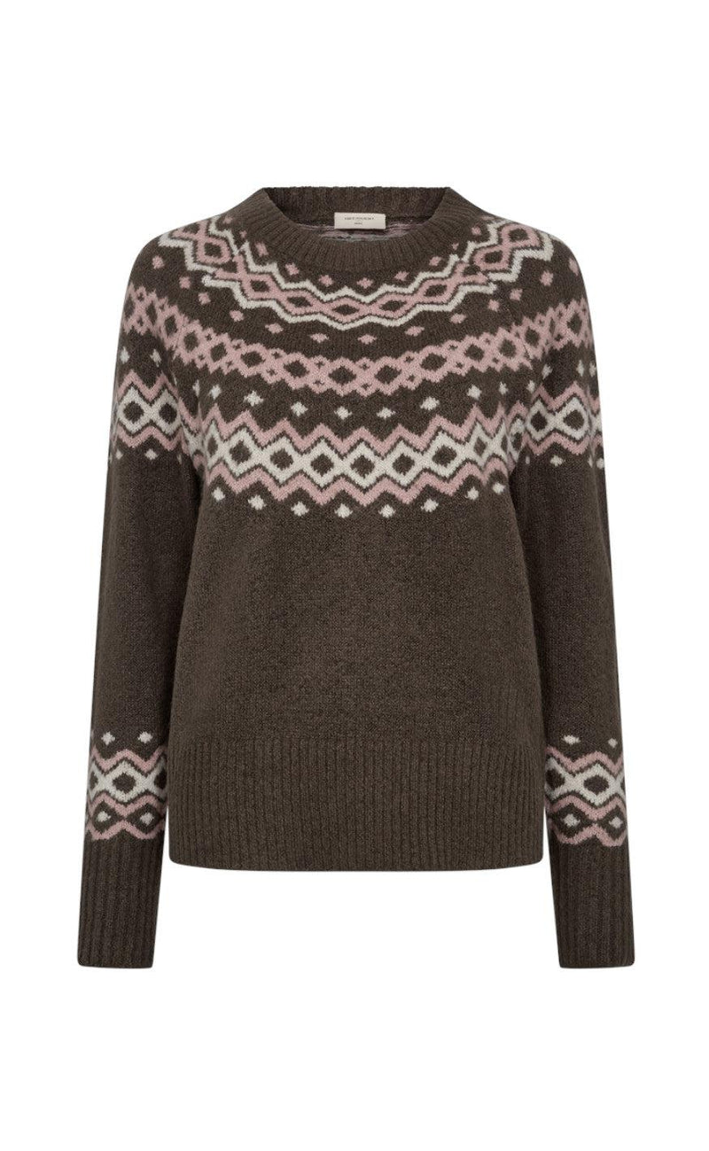 Freequent Pullover - Merla - Morel W. Pale Mauve