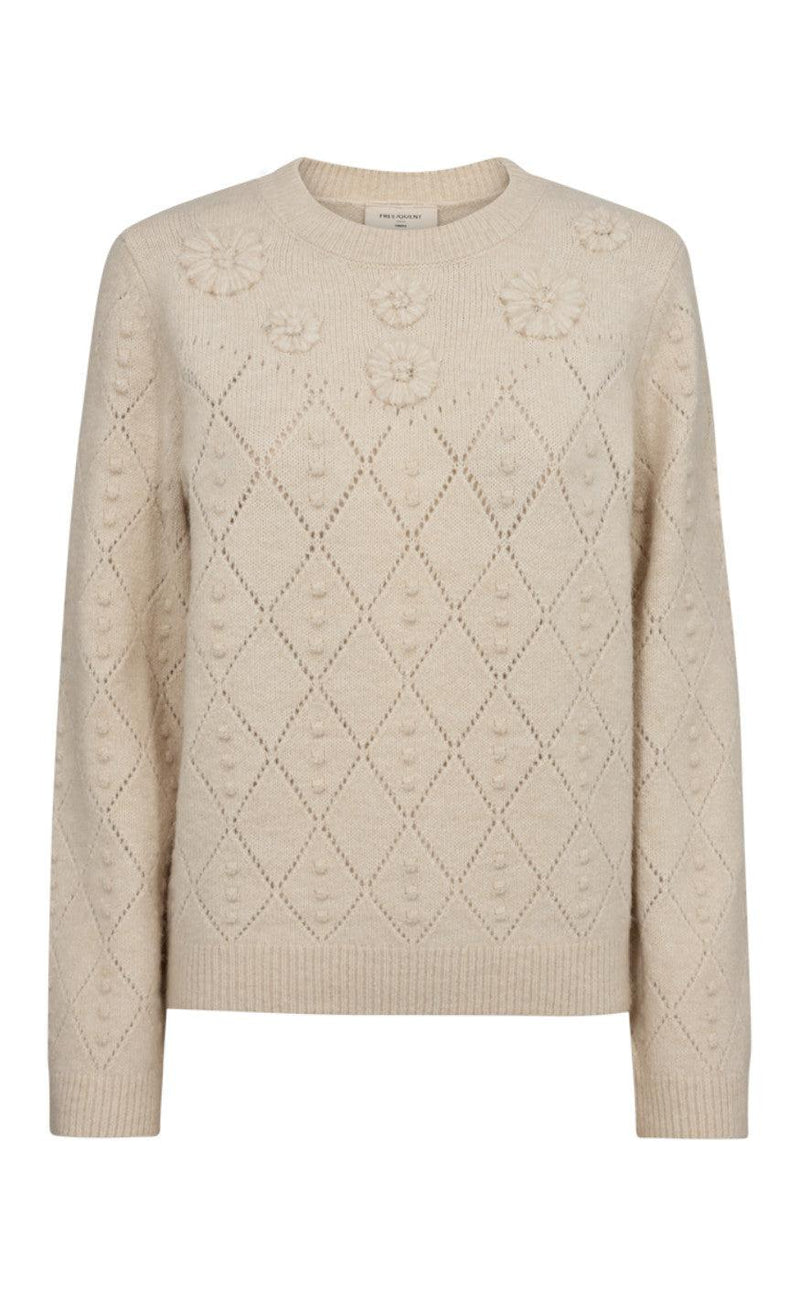 Freequent Pullover - Stokke - Moonbeam