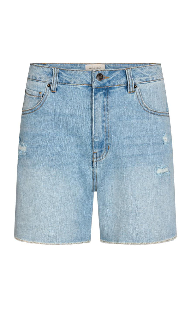 Freequent Shorts - Bagger - Light Blue | levering |