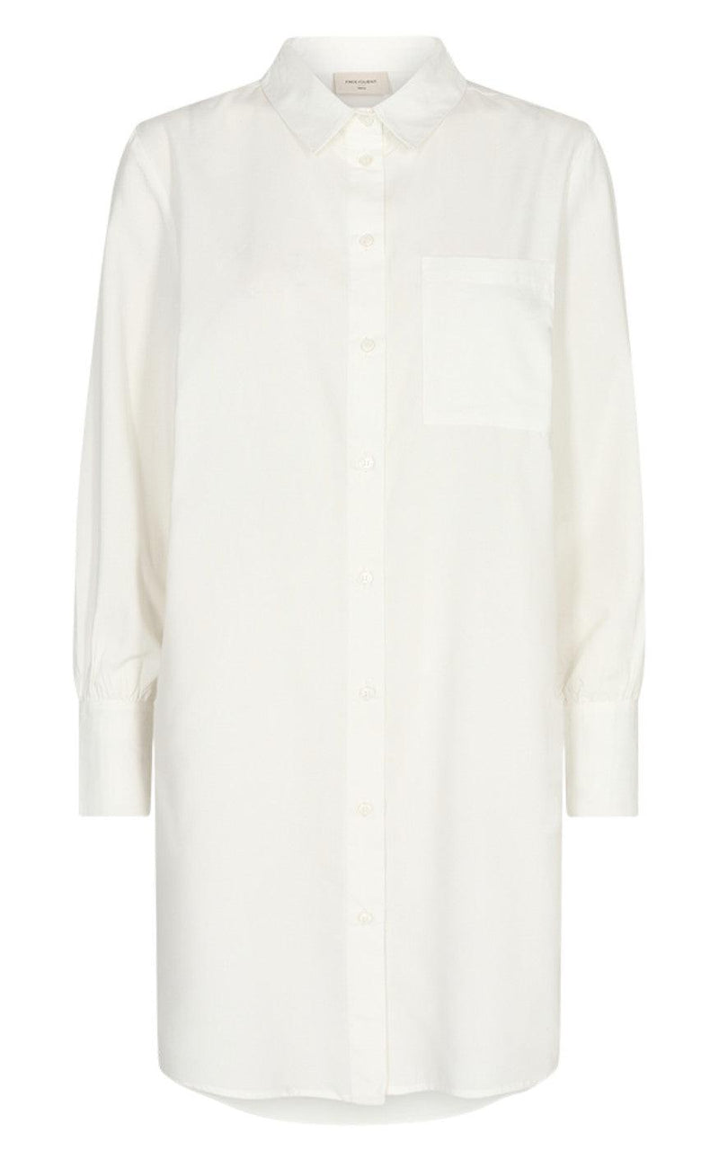 Freequent Skjorte - Flynn Long - Off White