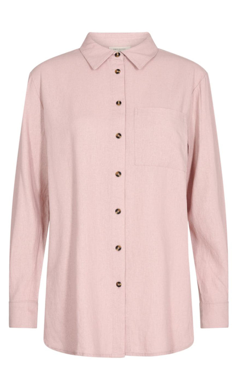 Freequent Skjorte - Lava Simple - Pale Mauve