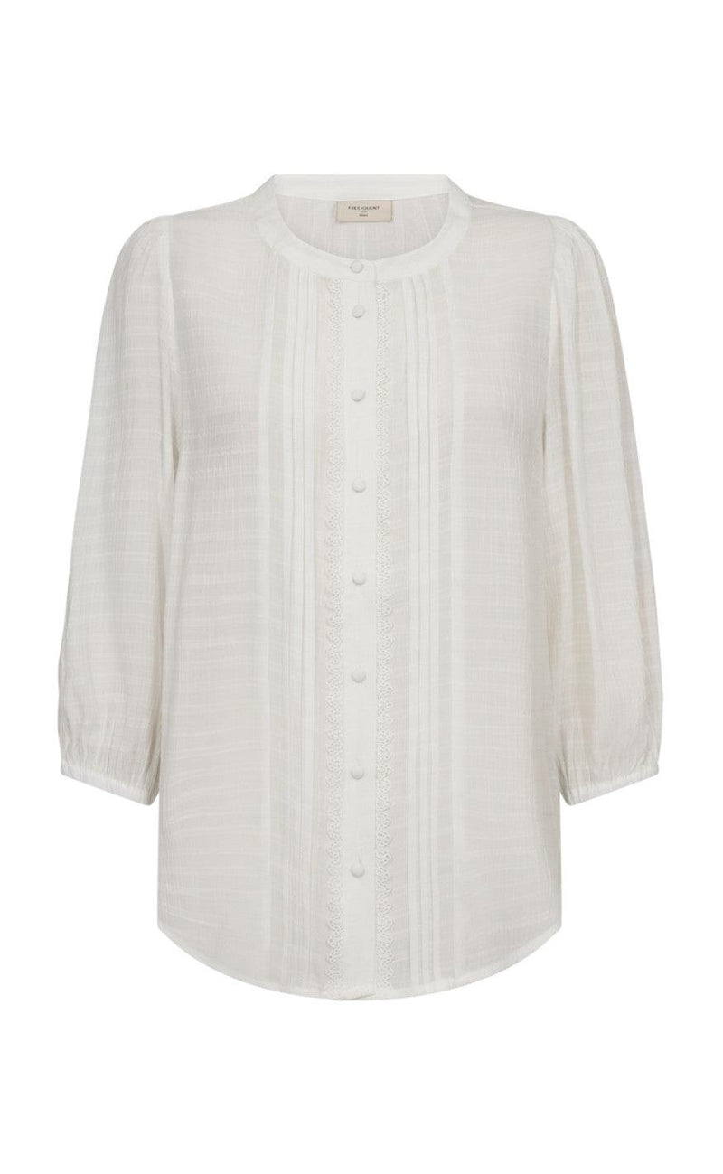 Freequent Skjorte - Shu - Star Off White