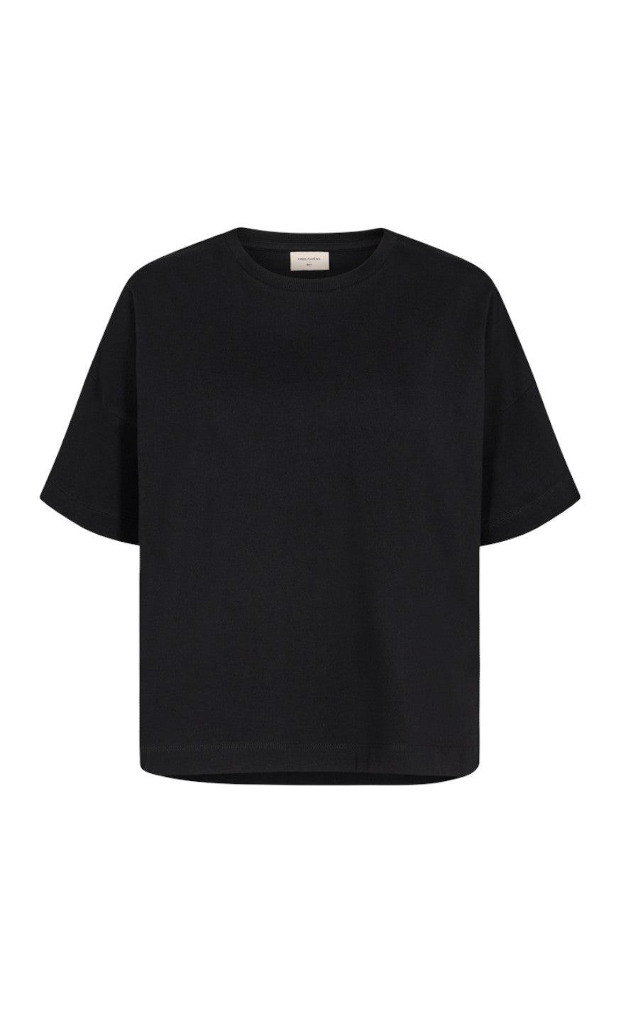 Uforudsete omstændigheder stavelse falanks Freequent T-shirt - Hanneh - Black | Hurtig levering | Fashionbystrand