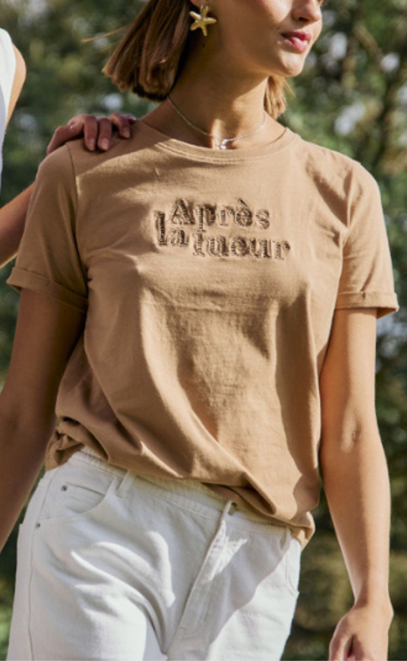 Freequent T-shirt - Hezel - Burro