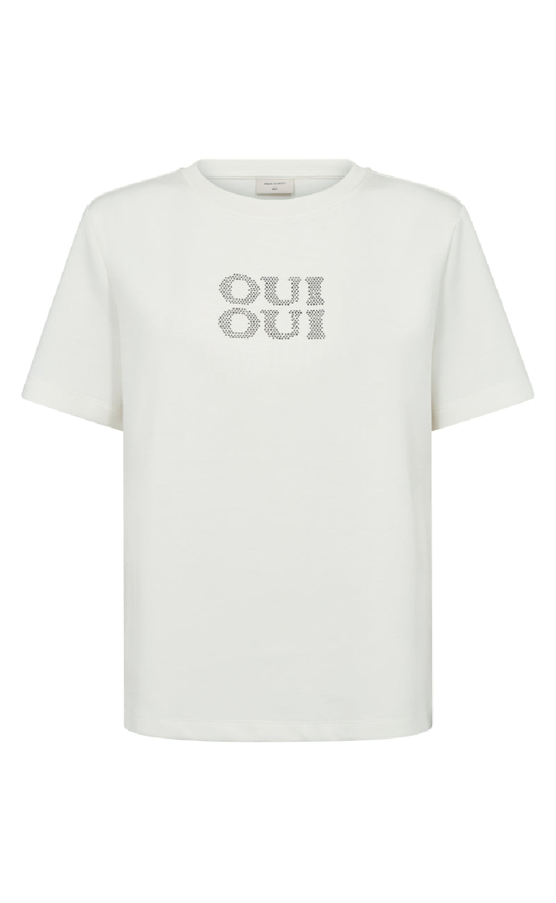 Freequent T-shirt - Malak - Star Off-white