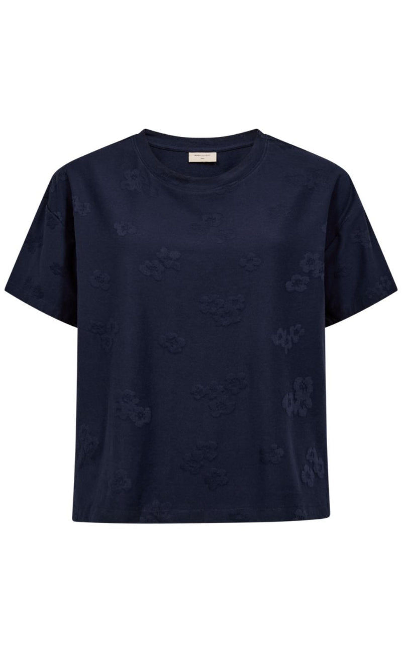 Freequent T-shirt - Ziprea - Navy Blazer