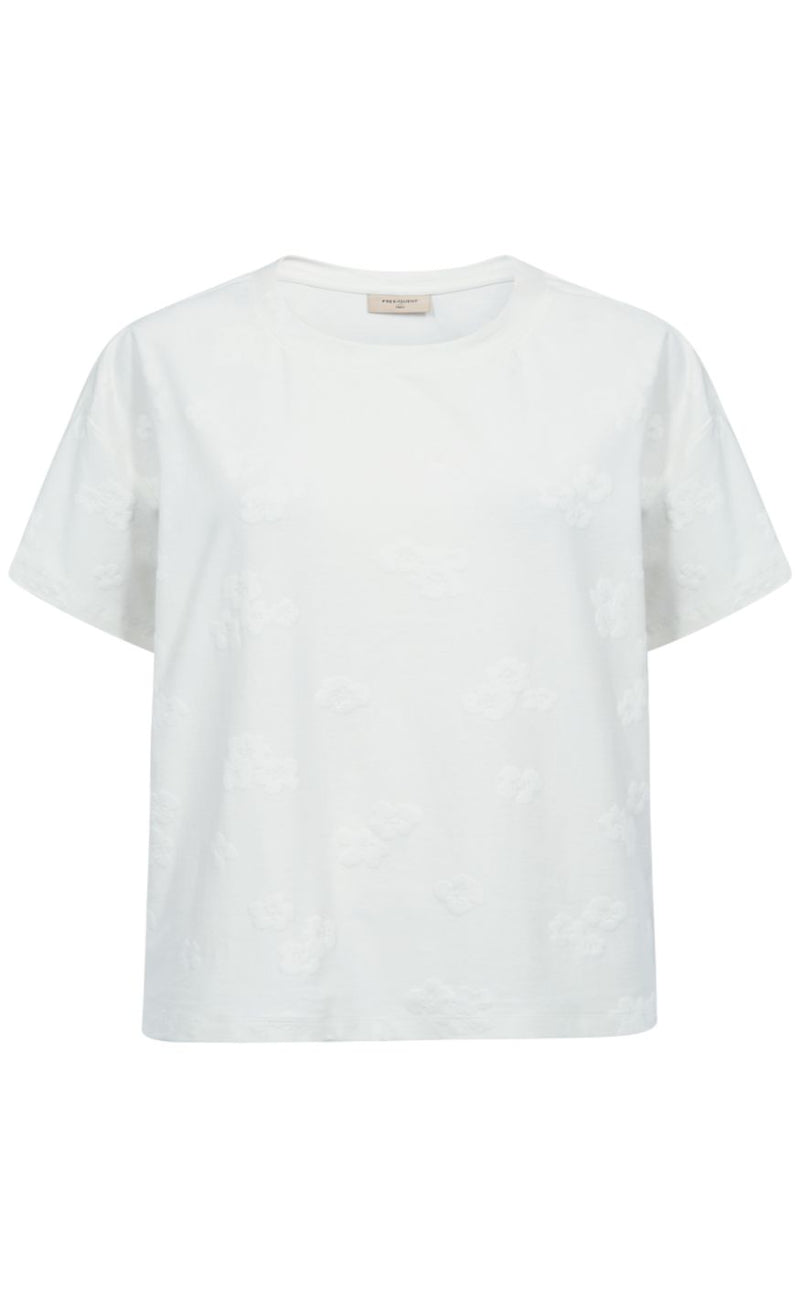 Freequent T-shirt - Ziprea - Star Off-white