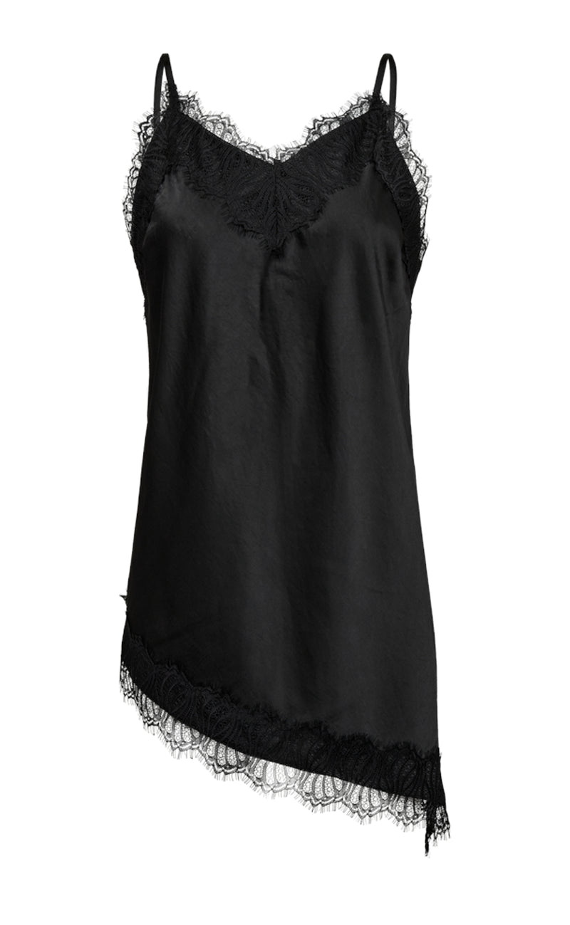 Freequent Top - Dova - Black w. Black