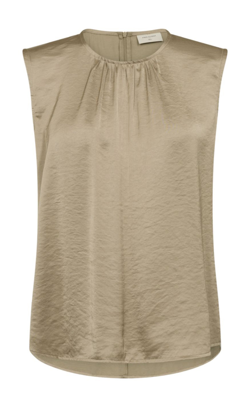 Freequent Top - Dove - Silver Mink