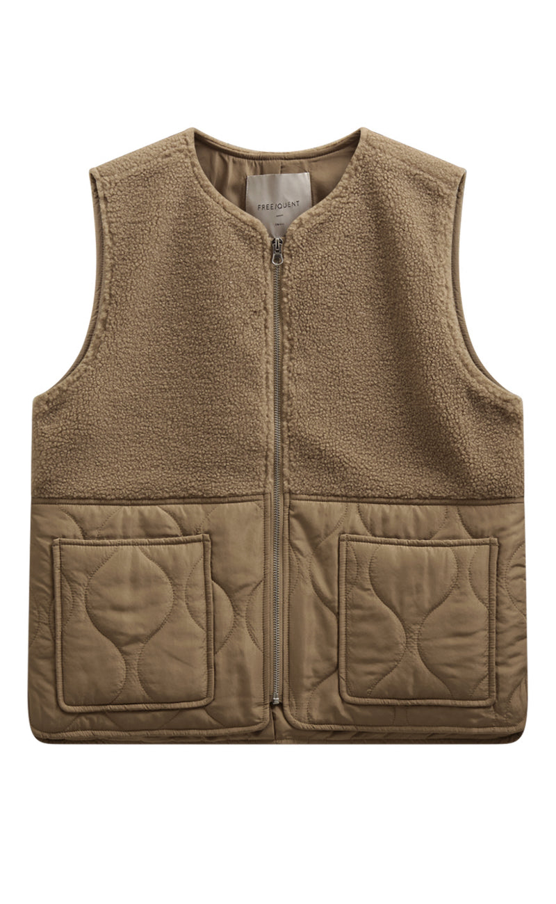 Freequent Vest - Amra - Silver Mink